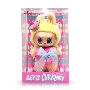 100% Authentic/Original Popmart Labubu Let's Checkmate Series Queen Vinyl Plush